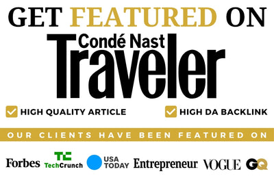 Get Featured on Conde Nast Traveler