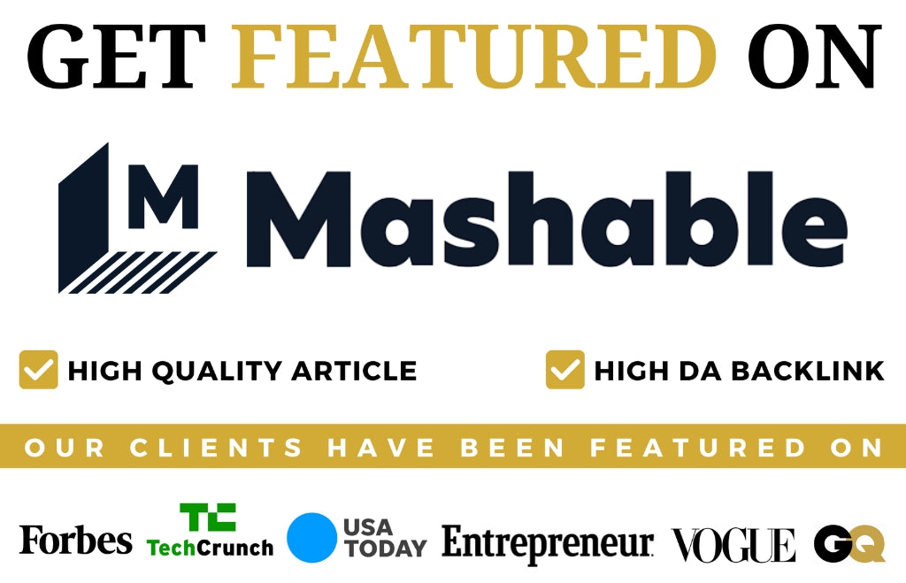 Get Featured On Mashable
