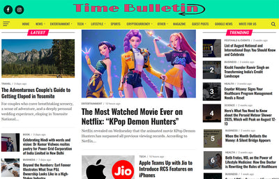 Featured on Time Bulletin