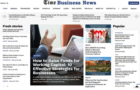 Get Featured On Time Business News
