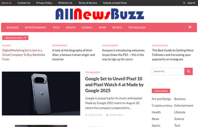 Featured on All News Buzz