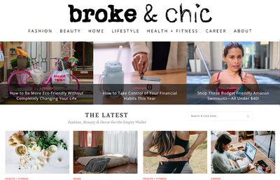 Get Featured On Broke & Chic