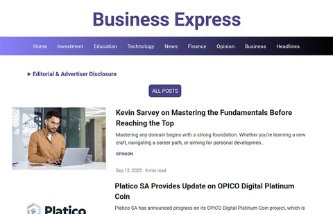 Publication on Business Express