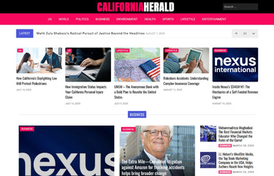 Featured on CALIFORNIA HERALD