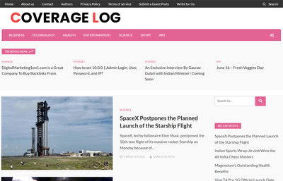 Featured on Coverage Log