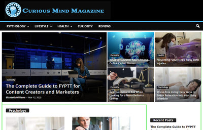 Featured on Curious Mind Magazine