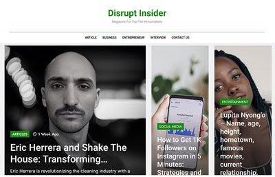 Publication on Disrupt Insider
