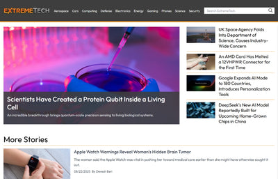 Featured on EXTREME TECH