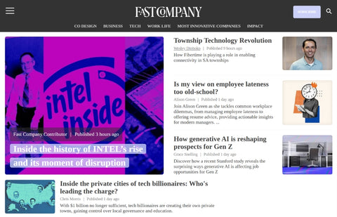 Featured on FAST COMPANY