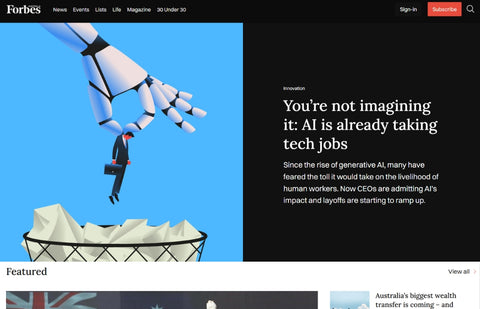 Featured Publication on Forbes AUSTRALIA