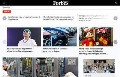 Featured on Forbes COLOMBIA