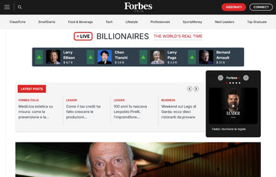 Get Featured On Forbes Italy