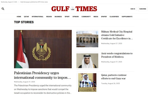 Press Release on Gulf Times