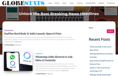 Featured on GlobeStats