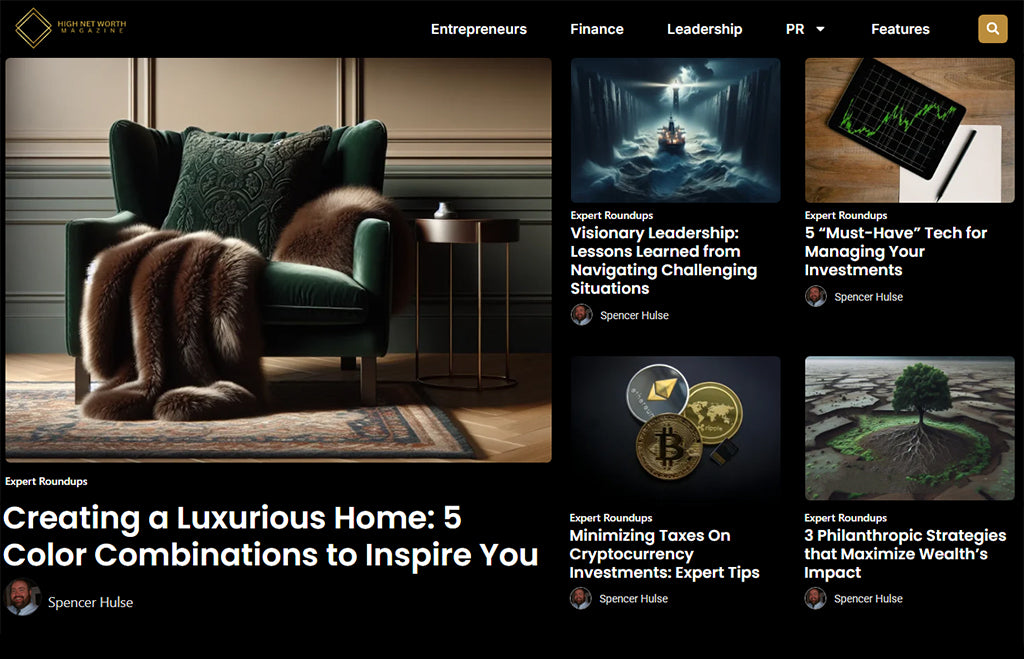 Get Featured High Networth Magazine