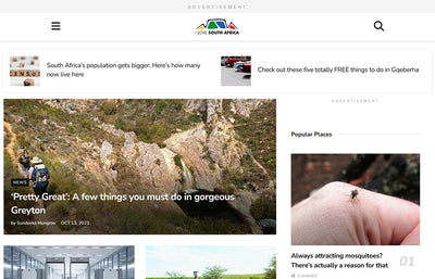 Featured on I Love South Africa