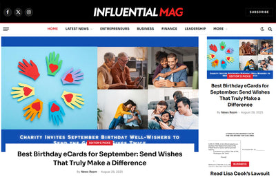 Featured on Influential Mag