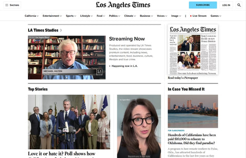 Get Featured On LA Times