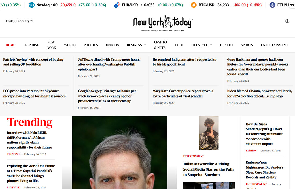 Get Featured On New York Today