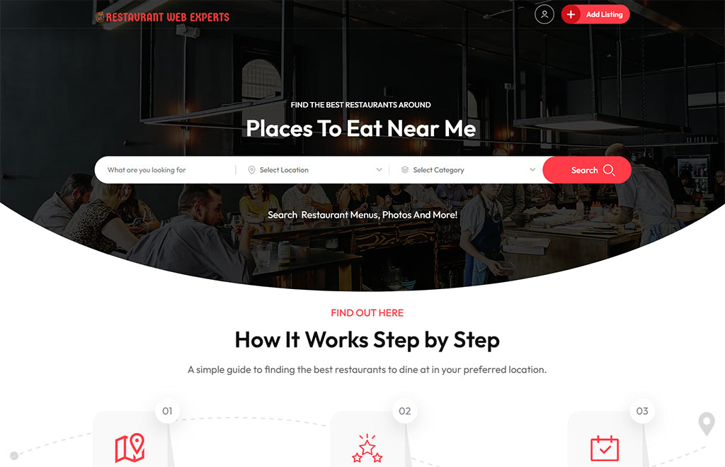 Publication on Restaurant Web Expert