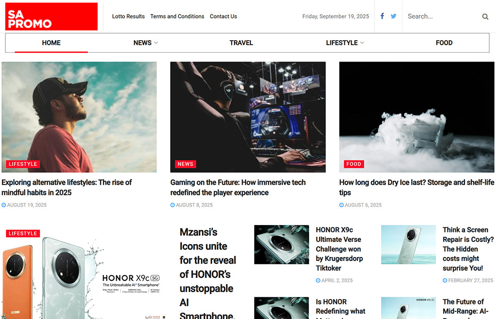 Featured on SA Promo
