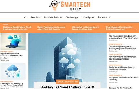 Featured on Smartech Daily
