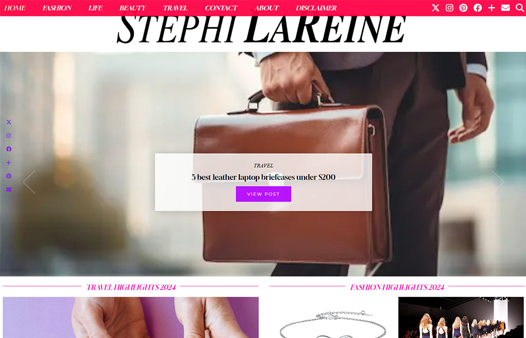 Publication on Stephi LaReine