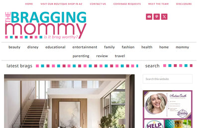Featured on The Bragging Mommy