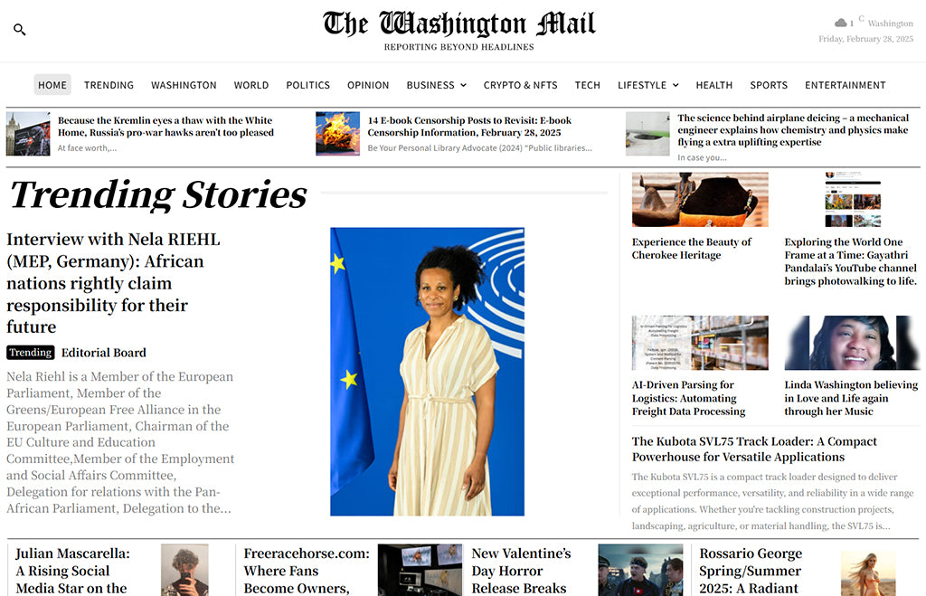 Get published on The Washington Mail