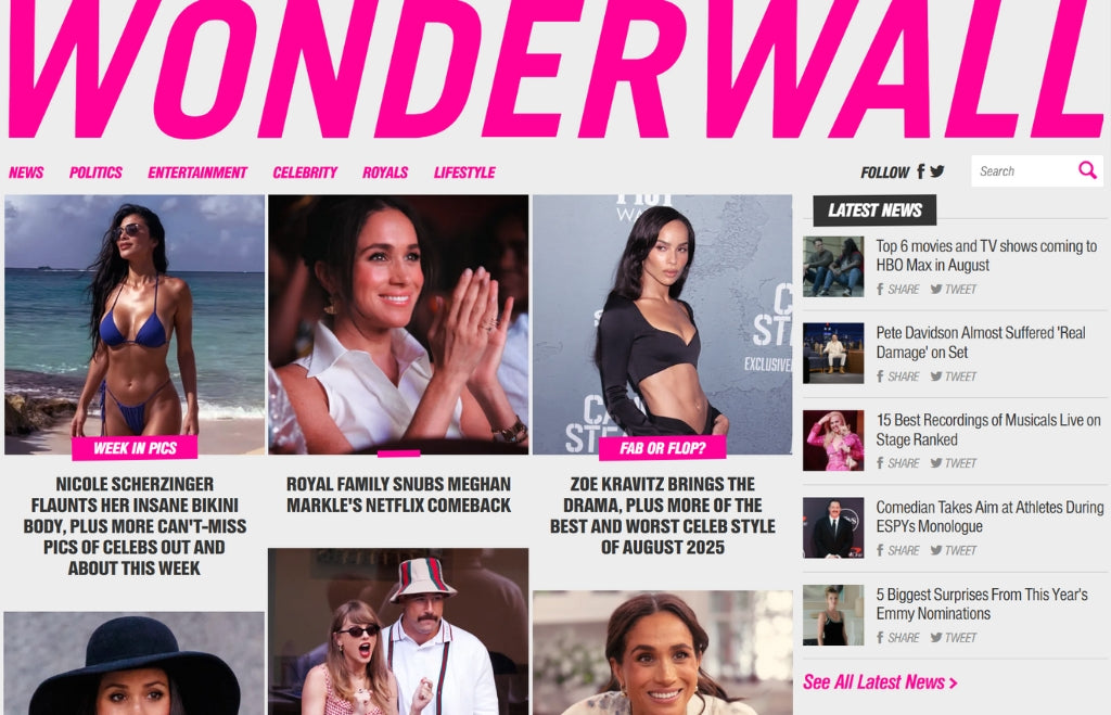 Mention on WONDERWALL