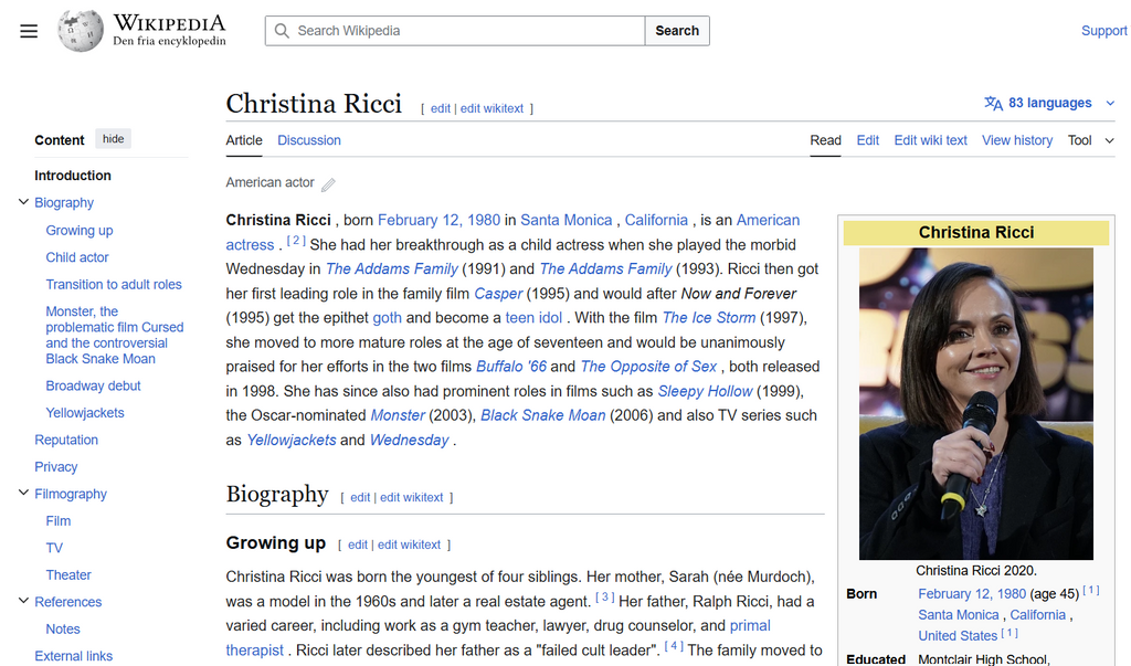 Wikipedia Page
