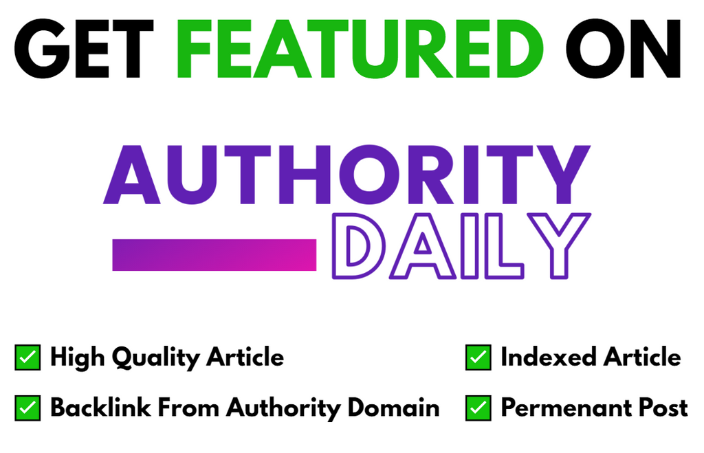 Get Featured On Authority Daily
