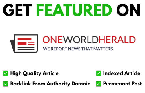 Get Featured On One World Herald