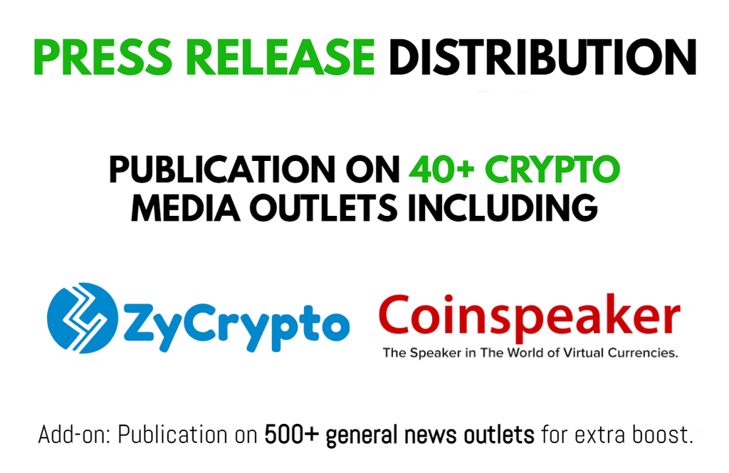 Blockchain & Crypto Press Release Distribution (Tier-2 with additional 500)