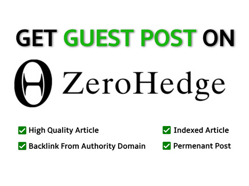 Guest Post On ZeroHedge