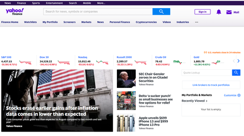 Press Release On Yahoo Finance