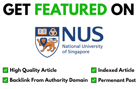 Get Featured On Nus.edu.sg